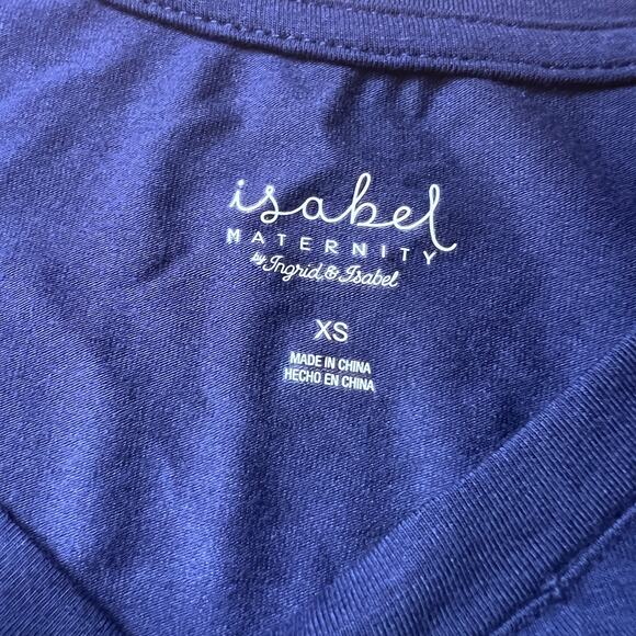 Isabel Maternity Americana Hello Baby Maternity Tank Top - Size XS - NWT - Picture 2 of 8